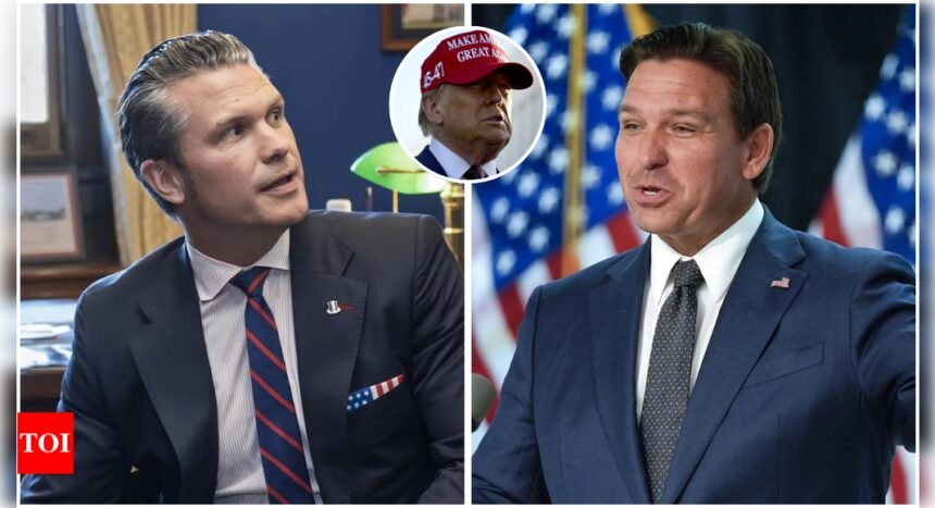 Trump may replace Pete Hegseth with Ron DeSantis for Pentagon role after growing allegations
